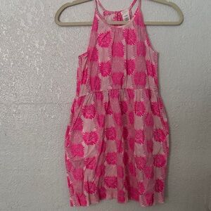 Crewcuts Pink Floral Casual Kids Dress